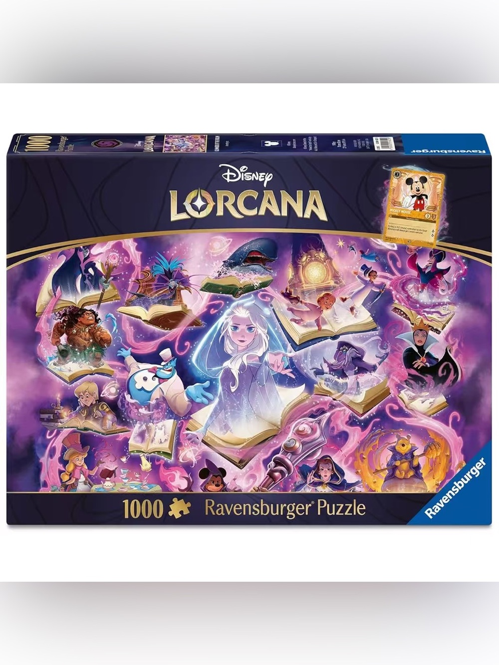 Ravensburger Disney Lorcana Puzzle - Purple and Pink Fantasy Illustration